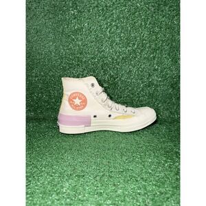 Converse Chuck 70 High Womens Size 7.5 White Multicolor Skate Shoes Sneakers